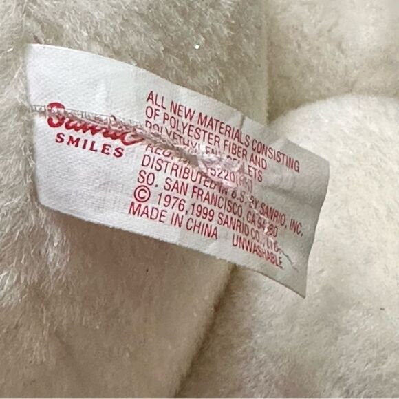 VTG RARE Hello Kitty 1999 Snow Angel W/Sparkle fur plush doll - Picture 4 of 11